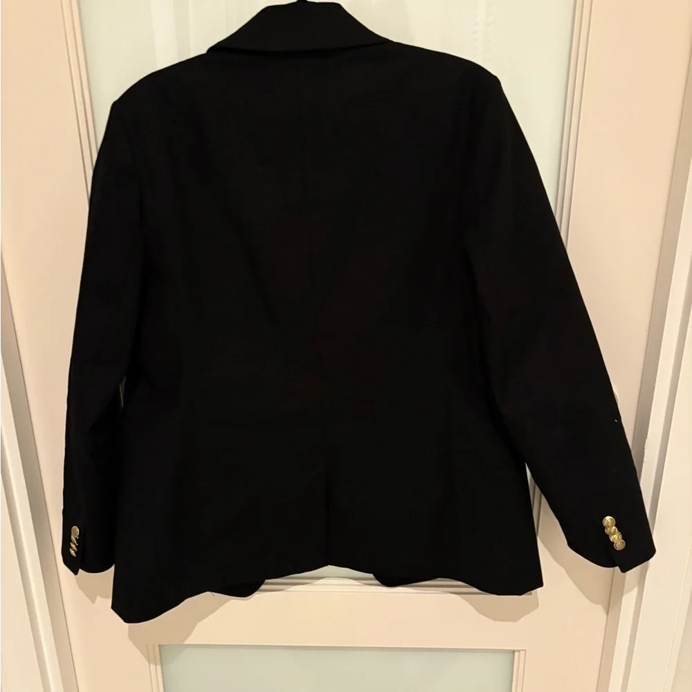 NWT Banana Republic Captains’ Black Blazer with Gold Buttons - Picture 4 of 4